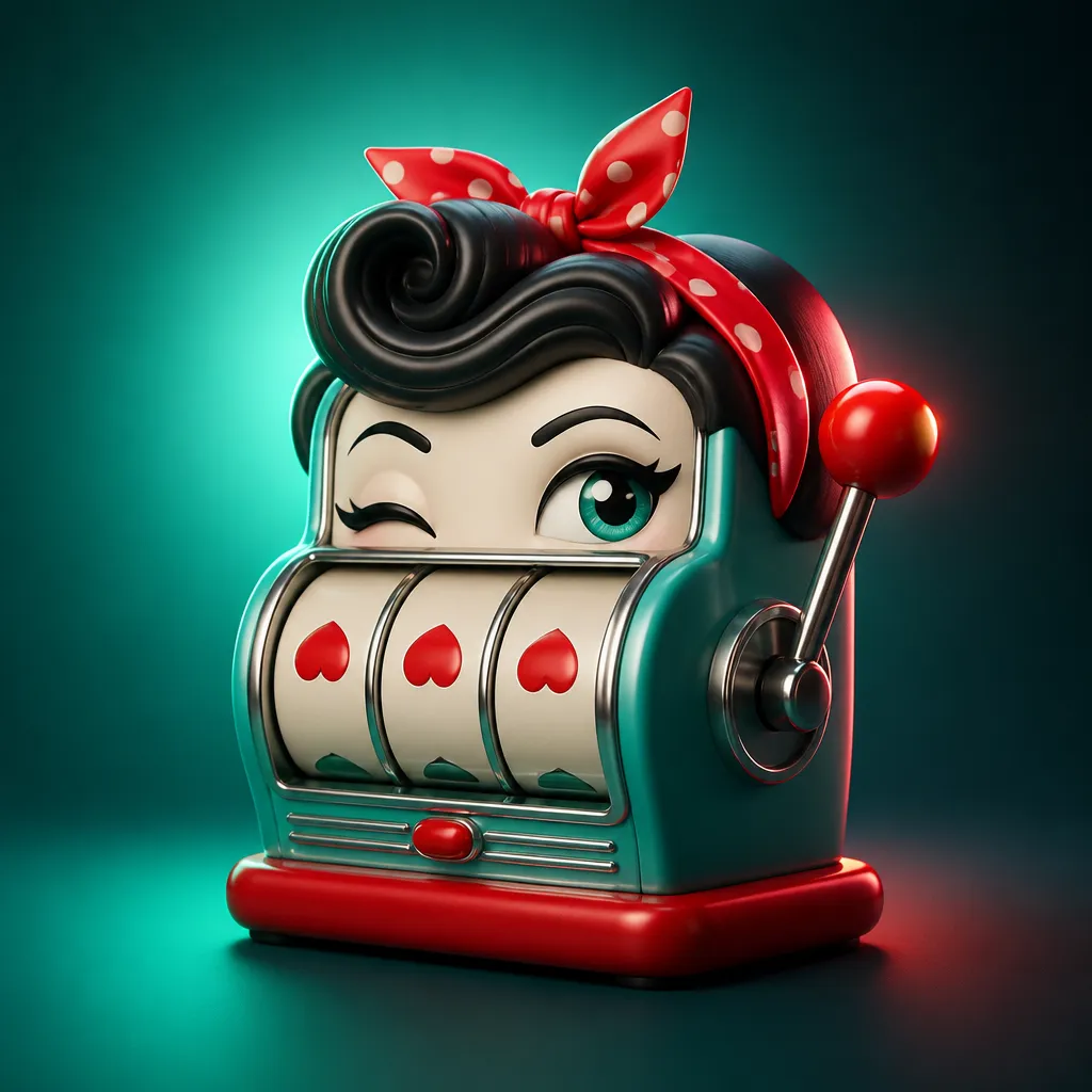3D animated mascot unique to Pin Up Casino, using soft rim lighting and premium quality in a square format with a vibrant, co