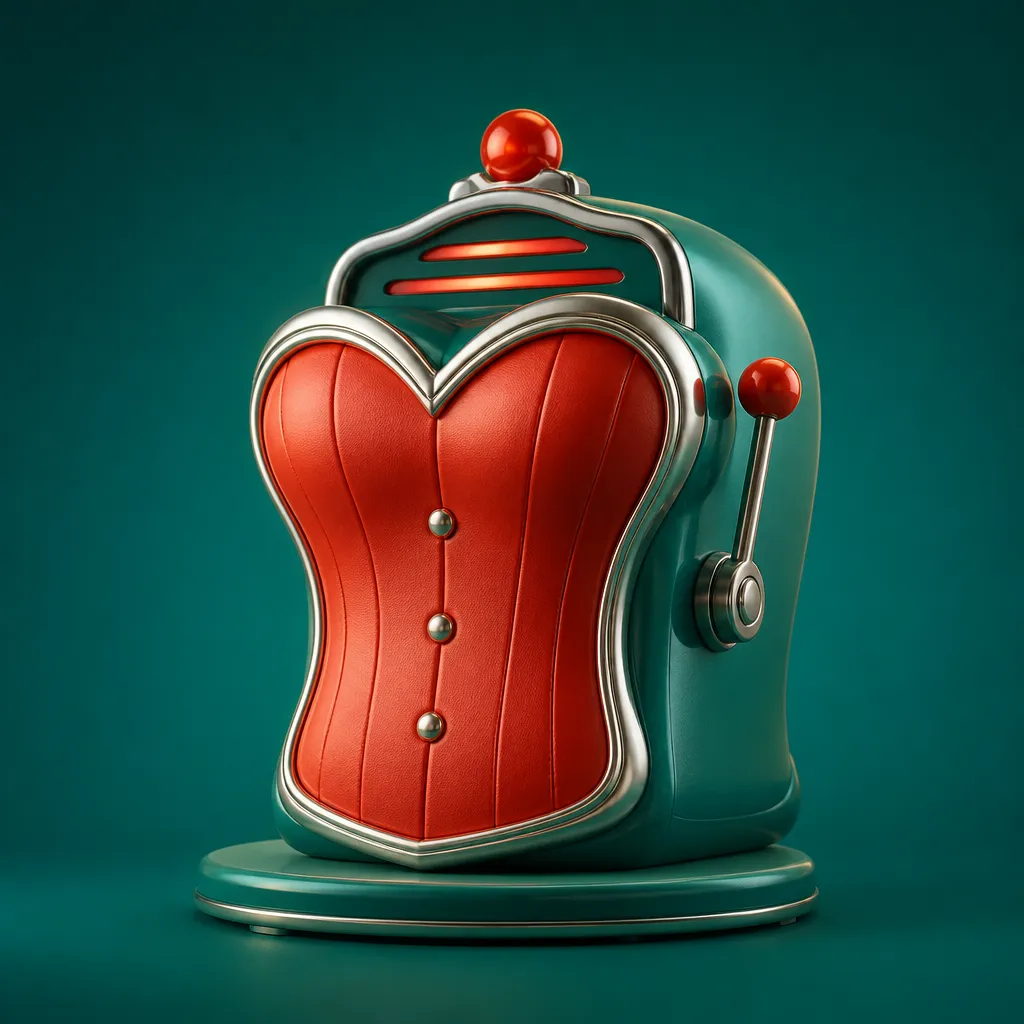 Premium 3D object capturing Pin Up Casino's essence with clean surfaces and soft lighting